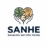 Logo de SANHE: manos que sostienen un corazón